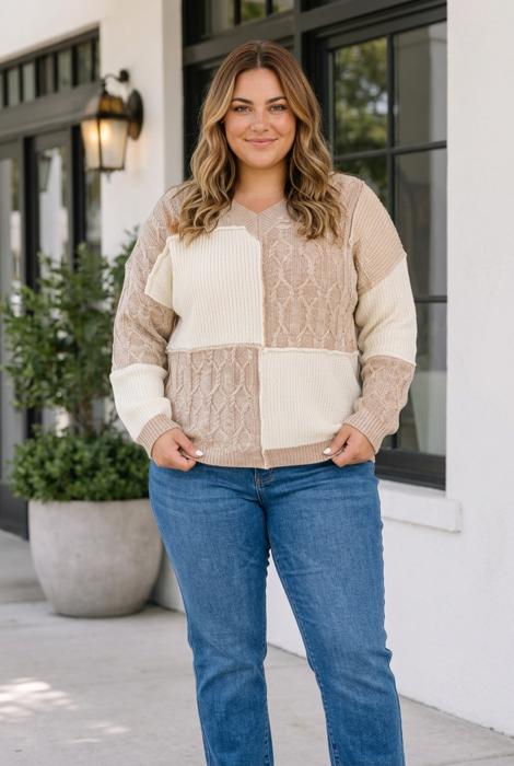 Dakota Loose Fit Sweater Long Sleeve PLUS Top
