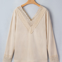  Dakota Patchwork Pullover top Long Sleeve Top