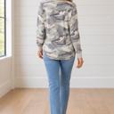  Dakotah Western Textured Knit Long Sleeve Top