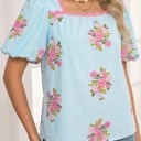  Dalia Detail Bubble Sleeve Blouse