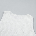  Danielle Smocked Lace Peplum Top