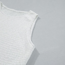  Danielle Smocked Lace Peplum Top