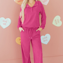 Peach Blossom XL Danna Half Pullover Drawstring Pants Set