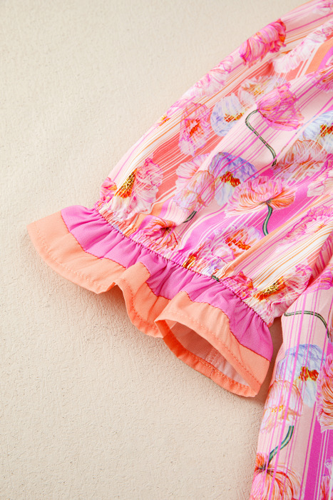 Danna Trim Short Sleeve Blouse