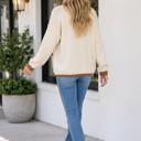  Dannia Tie Front Loose Sweater