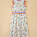  Daphne Belted Sleeveless Maxi Dress