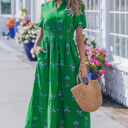  Davina Ruffle Hem Maxi Dress