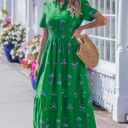  Davina Ruffle Hem Maxi Dress
