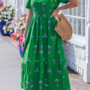  Davina Ruffle Hem Maxi Dress