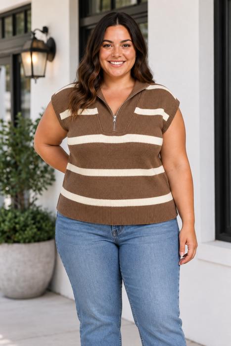Debrah Drop Shoulder Tunic PLUS Sweater