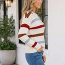  Delaneee Heathered Knit Sweater