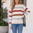  Delaneee Heathered Knit Sweater