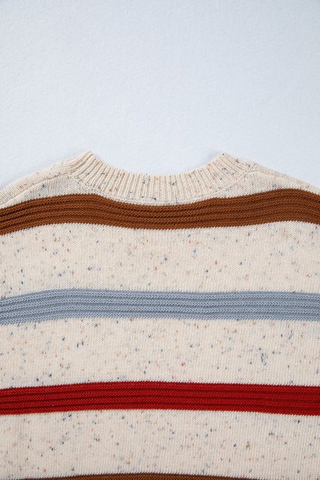 Delaneee Heathered Knit Sweater