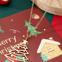  Delilah Hollowed Christmas Tree Necklace