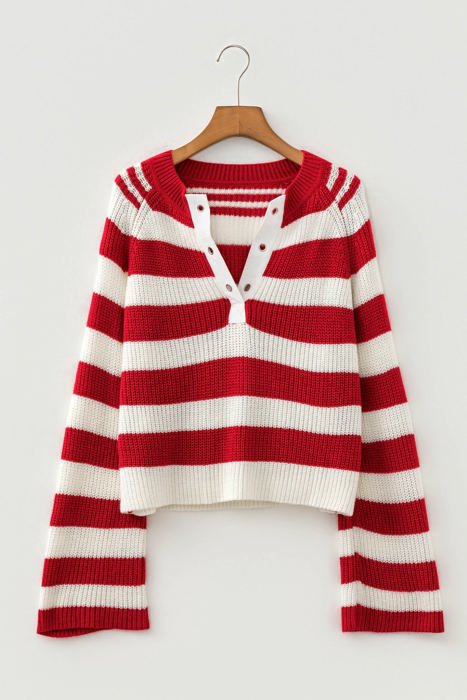 Destinee Sleeve Shift Sweater Long Sleeve Top