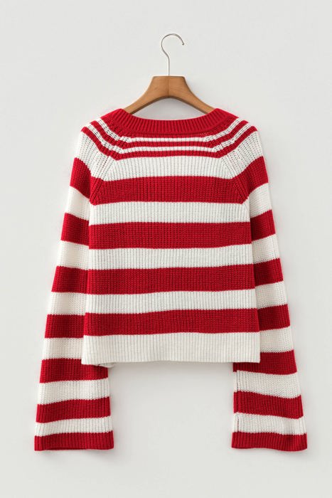 Destinee Sleeve Shift Sweater Long Sleeve Top