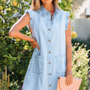  Destiny Edge Collared Shift Dress
