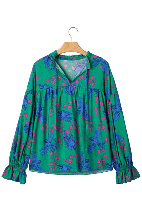 Diane Half Sleeve Shift Blouse