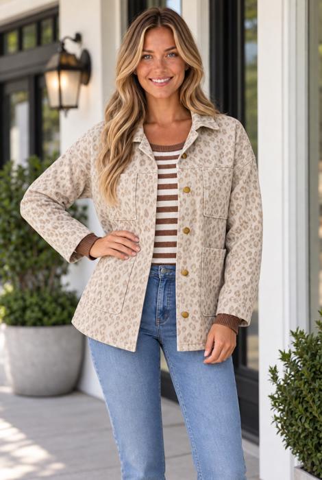 Dixie Regular Fit Jacket Long Sleeve Top