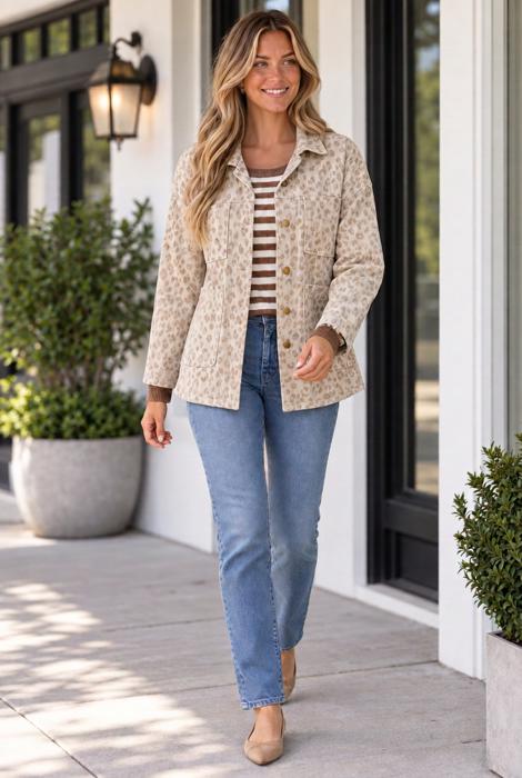 Dixie Regular Fit Jacket Long Sleeve Top