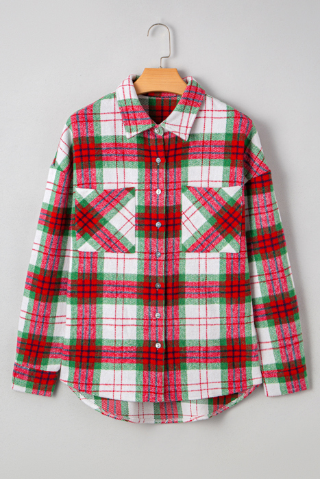 Dream Plaid Casual Flannel Shacket