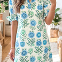  Dulce Frilly Short Sleeve Dress