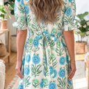  Dulce Frilly Short Sleeve Dress