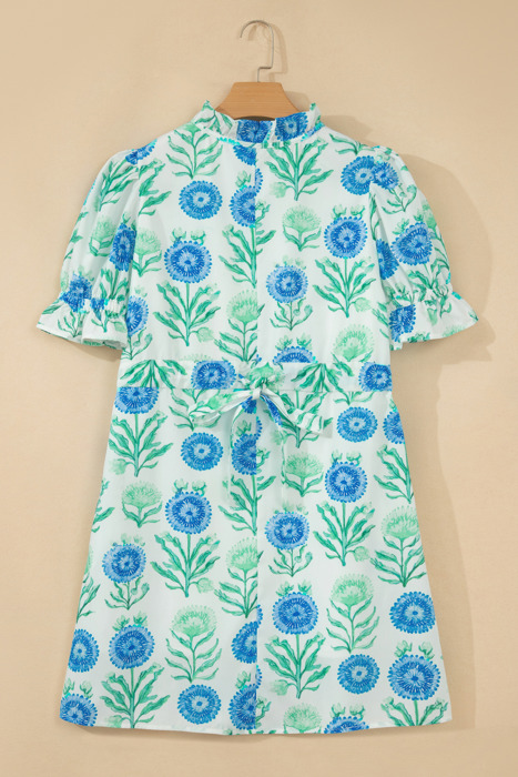 Dulce Frilly Short Sleeve Dress