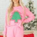 Sachet Pink Small Elaina Pullover 2pcs Short Set