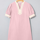  Eleanora Puff Sleeve Mini Dress
