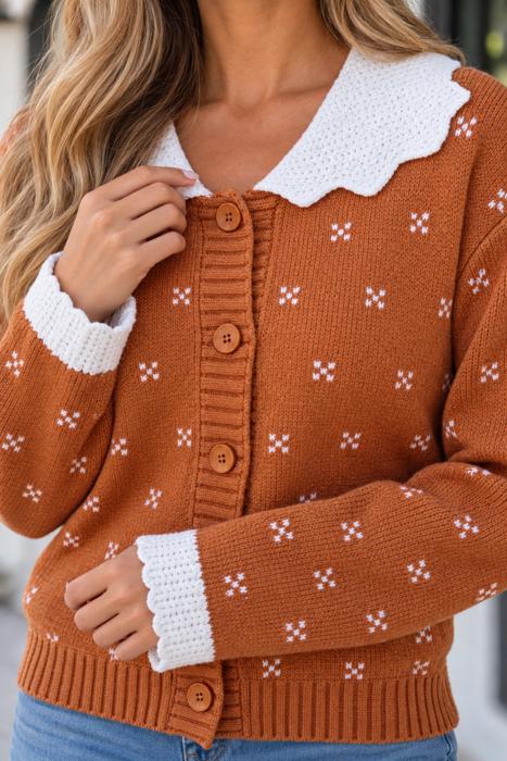 Elena Long Sleeve Knitwear Cardigan