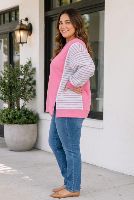 Eliana Long Sleeve Tunic PLUS Sweatshirt
