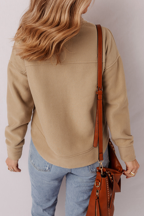 Elina French Grommet Detail Sweatshirt