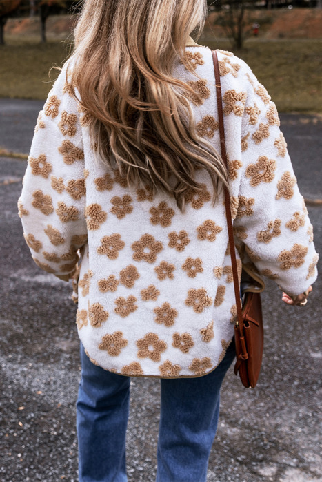 Elisa Pattern Up Fleece Jacket