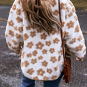  Elisa Pattern Up Fleece Jacket