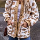  Elisa Pattern Up Fleece Jacket