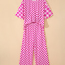  Elisa Print Half Sleeve Lounge Set
