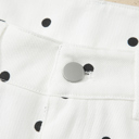  Elise Embroidered Scallop Hem Shorts