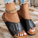  Eliza Strap Flat Slippers