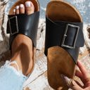  Eliza Strap Flat Slippers