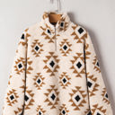  Elizy Quarter Zip Collar Sweatshirt