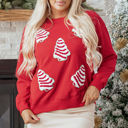  Ellayara Patched Dropped Shoulder Sweatshirt