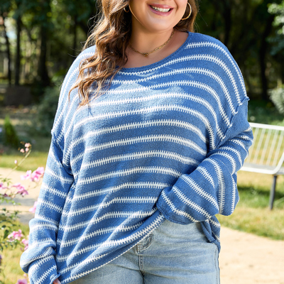 Elle Drop Shoulder O PLUS Sweater
