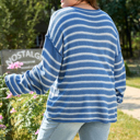  Elle Drop Shoulder O PLUS Sweater