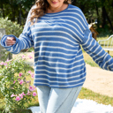  Elle Drop Shoulder O PLUS Sweater