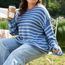  Elle Drop Shoulder O PLUS Sweater