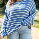  Elle Drop Shoulder O PLUS Sweater