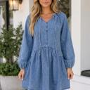 Myosotis XL Ellen Loose Mini Dress