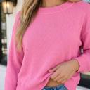  Ellie Backless Pullover Sweater Long Sleeve Top