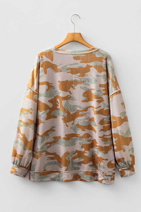 Elliot Patchwork Drop Shoulder Sweatshirt